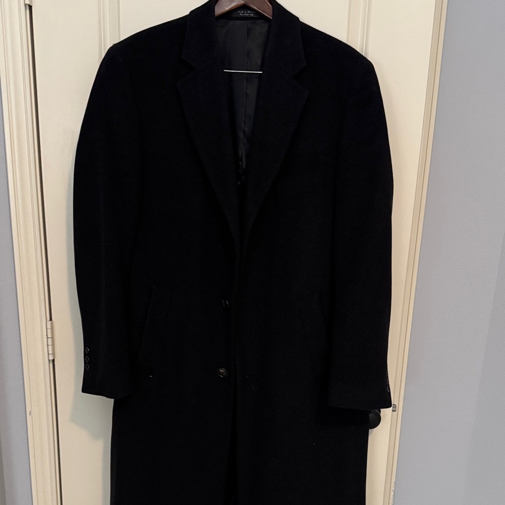CHAPS by Ralp Lauren Black Men's Overcoat